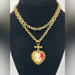Cameo necklace
